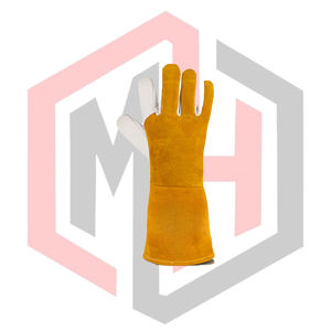 Gants de jardinage en cuir résistants à la chaleur, gants de sécurité durables - Product Image 3