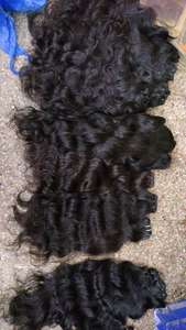 Extensiones de trama de cabello virgen indio sin procesar puro Textura profunda frontal Estilos de rizos de onda suave Paquete de volumen de longitud instantánea - Product Image 5