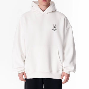 บริการ OEM MOQ ต่ำ เสื้อฮู้ดดี้ผู้ชายแฟชั่นทรงโอเวอร์ไซส์ ปี 2026 ผลิตตามสั่ง ดีไซน์ล่าสุด เสื้อฮู้ดดี้ผู้ชายทรงโอเวอร์ไซส์สำหรับผู้ใหญ่ - Product Image 1