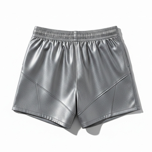 Shorts d'été légers pour enfants, garçons et filles, en coton doux, décontractés, pour tout-petits, vêtements d'été pour bébés, shorts de sport de couleur unie - Product Image 2