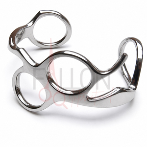 Blue Rhinestone Stainless Steel Barber <b>Shear</b> Holder Wristband Reusable Salon Scissor Grip Hairdressing <b>Tool</b> - Product Image 3