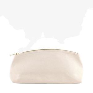 New Customized Inspirational Cosmetic <b>Makeup</b> Pouch Fashion Promotional Zipper <b>Travel</b> Recycled Cotton Canvas Cosmetic <b>Bag</b> - Product Image 1