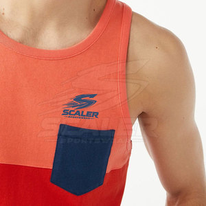 Casual Athletic <b>Men</b> Gym <b>Singlet</b> Polyester/Cotton Quick Dry Breathable Soft Sleeveless Workout Top <b>for</b> Gym Exercise Running - Product Image 5