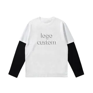 Camiseta de Manga Corta para Hombre, Oversize, Gris, Poliéster, Cuello Redondo, Estilo Casual Urbano, Tejido Jersey, Antiarrugas, Logotipo Grabado en Relieve en la Parte Delantera, Personalizable - Product Image 5