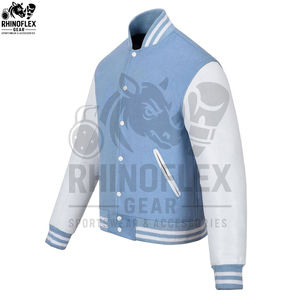 Custom Logo <b>Leather</b> Varsity Baseball <b>Jacket</b> Manufacturer Bomber <b>Leather</b> Varsity <b>Jacket</b> Wholesale Price <b>Leather</b> Varsity <b>Jacket</b> - Product Image 2