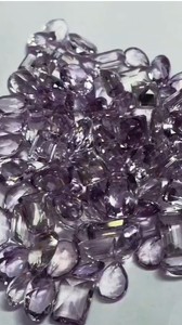 Lot de 130 pierres précieuses naturelles d'améthyste bleue, coupes ovales et octogonales 13x10mm, 16x12mm, 18x13mm, 1140 carats, Iroc Sales Rose De France - Product Image 3