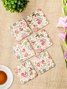 High Quality MDF Enamel <b>Coaster</b> <b>Set</b> With Artistic Enamel Design For Contemporary Home Interior Decoration - Product Image 1