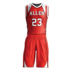 Maillots de basket réversibles de haute qualité, uniformes d'équipe personnalisés, sublimation intégrale, 100 % polyester, uniformes avec logo personnalisé pour hommes - Product Image 4