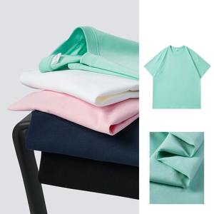 เสื้อยืดผ้าคอตตอนหนานุ่มคุณภาพสูง เสื้อยืดสีเทาเรียบๆ แบบสั่งทำได้ เสื้อยืดโอเวอร์ไซส์แขนสั้นสำหรับผู้ชายและผู้หญิง - Product Image 6