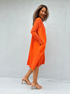 Double Gauze Cotton <b>Kaftan</b> Dress Boho <b>Kaftan</b> Relaxed Fit <b>Summer</b> Dress Beach Cover Up Vacation Wear At Wholesale Price - Product Image 2