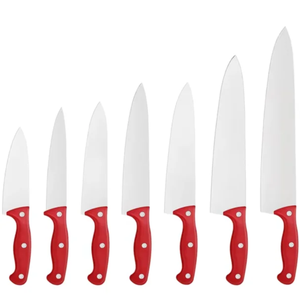 LEGACY BLADES Juego de Cuchillos de Cocina Premium de 7 Piezas, Ambidiestros, de Acero con Alto Contenido de Carbono, Sostenibles, con Mangos de Resina - Uso Profesional para - Product Image 1