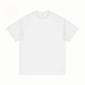 เสื้อยืดผู้ชายผ้าฝ้าย 100% ทรงหลวม พิมพ์ลาย เสื้อยืดผู้ชาย ผ้าฝ้าย 100% สกรีนโลโก้ได้ คุณภาพดี คอกลม ทรงโอเวอร์ไซส์ ไหล่ตก - Product Image 2