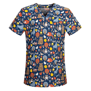 High Quality Waterproof Medical Scrubs Short Sleeve Suits New Stylish Scrubs Hospital Uniforms For Women - Product Image 4