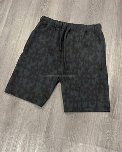 กางเกงขาสั้นผ้าฝ้าย100% สำหรับผู้ชายกางเกงขาสั้นแนวสตรีทฮิปฮอปลำลองสำหรับ2024ออกแบบโลโก้ได้ตามที่ต้องการ - Product Image 1