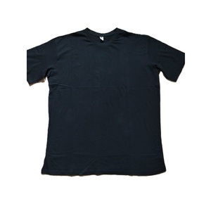 เสื้อยืดคอกลมผู้ชายผ้าฝ้ายแท้ 100% S/J 180 GSM แบบสั่งทำพิเศษ พร้อมซิลิโคนวอช สีขาวและสีดำล้วน จากซัพพลายเออร์บังกลาเทศ - Product Image 2