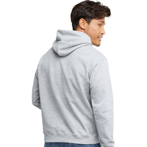 Sudadera con Capucha para Hombre, Informal, de Algodón y Felpa, Lisa, Estilo Urbano - Product Image 2