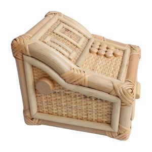 ของเล่นเด็ก ชุดเครื่องคิดเงินหวายทำมือ ขายส่ง ของเล่นเสริมพัฒนาการสำหรับเด็กเล็ก เด็กชายและเด็กหญิง ทำด้วยมือ - Product Image 2