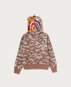 Sudadera con Capucha y Cremallera Unisex con Estampado de Tigre, Corte Holgado, Diseño con Apliques, Ropa Casual de Invierno, 100% Algodón, Felpa Francesa de 360g - Product Image 1