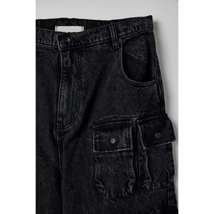 New Design Fashion Cargo Pants Men High Quality Custom Logo Streetwear Style <b>Overall</b> Trousers Manufacture OEM Service - Product Image 5