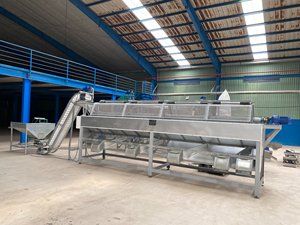 La trieuse de taille de noix de cajou de grande capacité de l'usine du Vietnam améliore le processus de classement des noix par la noix de cajou en coquille - Product Image 5