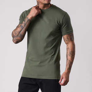 เสื้อยืดคุณภาพสูงเท่ห์ๆ สำหรับวัยรุ่น น้ำหนัก 180 กรัม ขายส่ง เสื้อยืดเปล่า 100% ผ้าฝ้าย เสื้อยืดผู้ชาย เสื้อยืดสำหรับผู้ชาย - Product Image 1