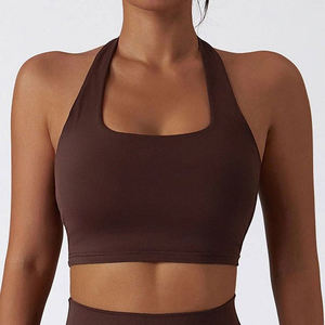 Conjunto Deportivo de 3 Piezas para Mujer de Alta Calidad, Top Corto de Algodón Grueso sin Costuras, Sujetador Deportivo para Yoga, Parte Superior por Encima de la Rodilla - Product Image 2