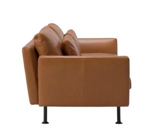 Juego de sofás de diseño italiano Muebles para el hogar Sofá de cuero de tela en forma de L moderno de sofá de alta calidad - Product Image 4
