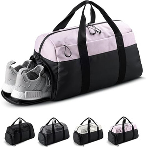 Bolsa deportiva impermeable y ligera para gimnasio, bolsa de lona para entrenamiento diario, viajes, con cremallera resistente y correa para el hombro. - Product Image 2