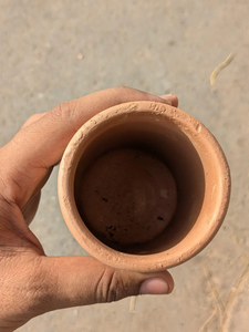 Gobelet en argile terracotta, artisanal traditionnel, vaisselle naturelle, écologique, durable et classique - Product Image 4