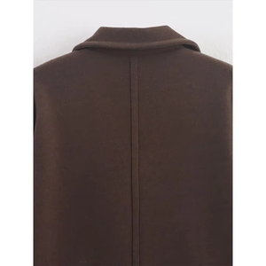 Último Diseño en Abrigos de Plumón para Mujer, Abrigo de Oficina Elegante para Otoño, Largo, 100% Plumón, Grueso, Tallas Grandes - Product Image 4