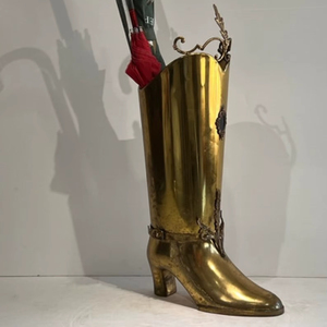 Soporte para paraguas de metal con forma de bota, organizador creativo y elegante para la decoración de la entrada del hogar, oficinas, cafeterías y espacios de estudio - Product Image 1