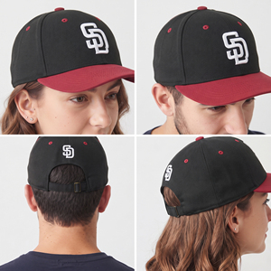 Casquette de baseball décontractée à 6 panneaux 100 % coton avec logo brodé personnalisé, casquette snapback anti-UV unisexe pour le sport - Product Image 6