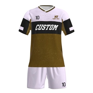 Comfortable Sports Wear Men <b>Soccer</b> Uniform 100% Polyester Men Custom Made Football Uniform - Product Image 4