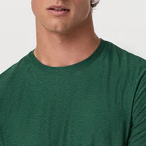 T-shirt décontracté pour homme, couleur unie, manches courtes, service OEM 2026, conception de haute qualité, coutures soignées pour les acheteurs en gros - Product Image 2