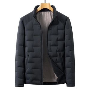 Chaqueta Acolchada Gruesa para Hombre Curry Sports, con Cuello Alto, Relleno de Plumón, Cortavientos, con Cierre, Abrigo Casual Cálido para Invierno - Product Image 5