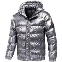Veste matelassée réversible imperméable à capuche pour homme, avec logo imprimé sur le devant, personnalisable en gros, OEM, multi-poches, hiver