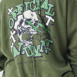 Ensemble de survêtement vert uni à capuche pour homme, coupe ample, 2 pièces, tenue décontractée - Product Image 6