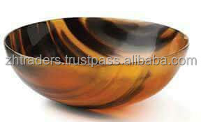 ชามอาหารเขาควายทำด้วยมือมีผิวออร์แกนิคสำหรับสไตล์เครื่องใช้บนโต๊ะอาหารแบบชนบท - Product Image 2