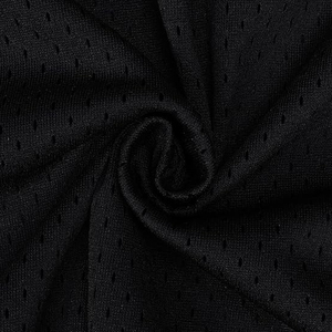 Maillot de baseball en mesh noir ventilé avec bande blanche, uniforme d'équipe personnalisé et équipement de sport respirant - Product Image 4