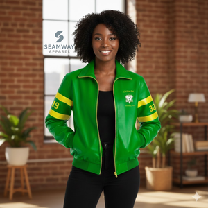 เสื้อแจ็คเก็ตหนัง PU สำหรับขับขี่มอเตอร์ไซค์ ยี่ห้อ Chi Eta Phi รุ่น Moto Racer สำหรับผู้หญิง ดีไซน์สีสันตัดกัน เหมาะสำหรับการแข่งรถ - Product Image 5