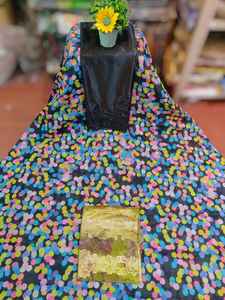 Tela de Voile de Algodón Jacquard Ecológica, Diseño de Puntos Multicolor, para Vestido Dirac, para Ocasiones Especiales, Gran Venta - Product Image 4