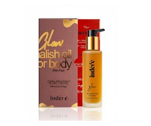 Aceite Corporal Glow Maalish con Mogra, Kesar y Chandan, Fórmula Ayurvédica No Grasosa para una Nutrición Profunda y un Brillo Radiante - Product Image 1