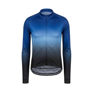 Maillot de cyclisme professionnel à manches longues, léger, noir, à motifs abstraits, en spandex et polyester, respirant et anti-humidité - Product Image 5