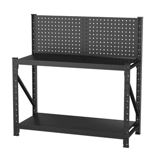 ล้อสำหรับโต๊ะทำงาน Temu Heavy Duty รับน้ำหนักได้ 3000 ปอนด์ ชั้นวางปรับระดับได้ แผ่นเพ็กบอร์ดอะลูมิเนียม 3 มิติ รองรับตู้เก็บเครื่องมือแบบตั้งพื้นเท่านั้น - Product Image 1