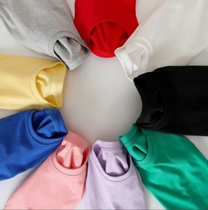 T-shirt à manches courtes en coton 100% respirant et doux, col rond, avec impression DTG de logo personnalisé, tissu 160g - Product Image 5