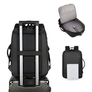 Expandable Bag <b>for</b> Travel Gym and Business Trips Unisex Fashion PU Zipper Breathable Adjustable Strap Customized - Product Image 6