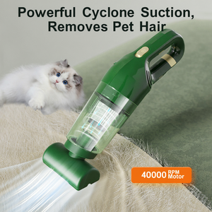 Aspirateur portable électrique pour poils d'animaux, outil de nettoyage à forte aspiration pour canapé, voiture, meubles, pour chiens et chats - Product Image 2