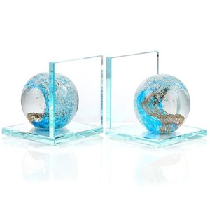 Acacia wooden <b>bookends</b> and desk organizers OEM Custom Wholesale | Aqdus Saleem India - Product Image 1