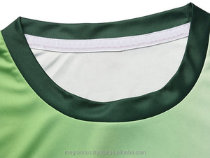 Venta al por mayor 100% poliéster ropa deportiva camiseta logotipo personalizado impresión verano manga corta en blanco sublimación tejido de punto - Product Image 3