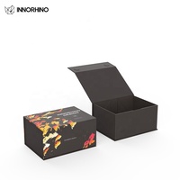 Boîte cadeau magnétique pliable personnalisée, emballage de luxe pour vêtements, boîte d'emballage rigide pliable avec logo
